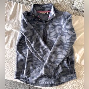 Vineyard Vines Blue Camouflage Pullover